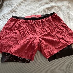 Lululemon Surge Lined 6” shorts